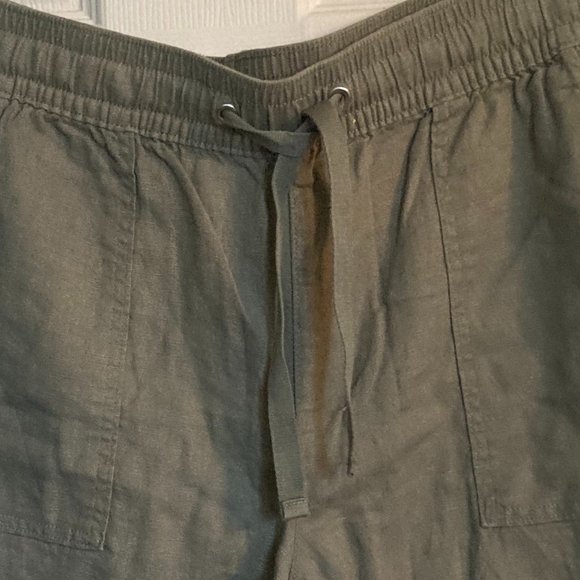 Nautica Green Linen Shorts - NWT - Picture 3 of 10
